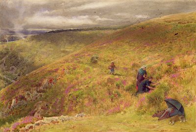 Sulle South Downs, 1879 da Albert Goodwin